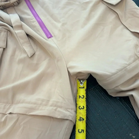 NWT Fabletics Harmony Woven Jumpsuit in Desert / Tan color size XL - Picture 16 of 16